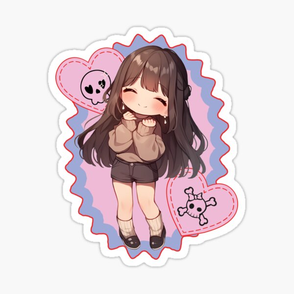 Item preview, Cute anime girl aesthetic art designed and sold by LWOI.