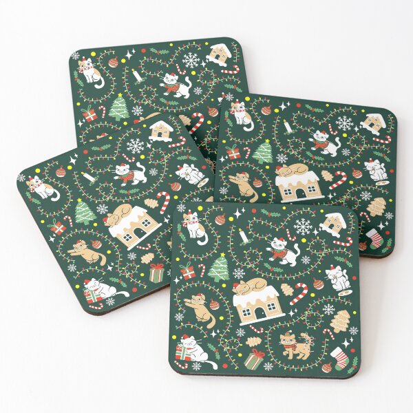 Item preview, Christmas Cats designed and sold by Wlaurence.