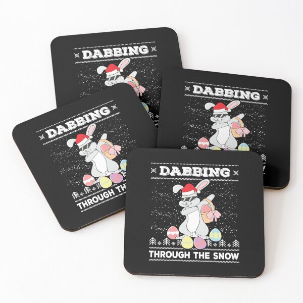 Item preview, Dabbing Through The Snow Bunny Ugly Christmas Sweater Rabbit designed and sold by savecloth.