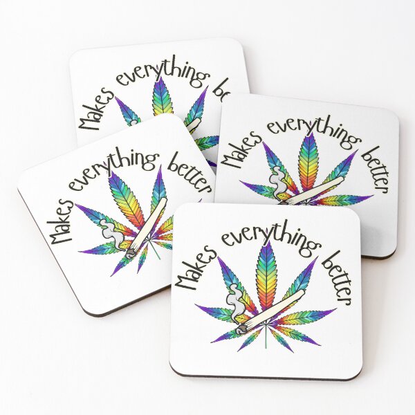 Item preview, Weed makes everything better Pictograph designed and sold by KrisantoArts.