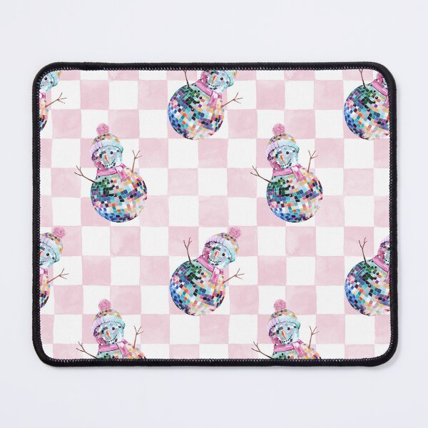 Item preview, Disco Ball Snowman Pastel Colors designed and sold by papierquarell.