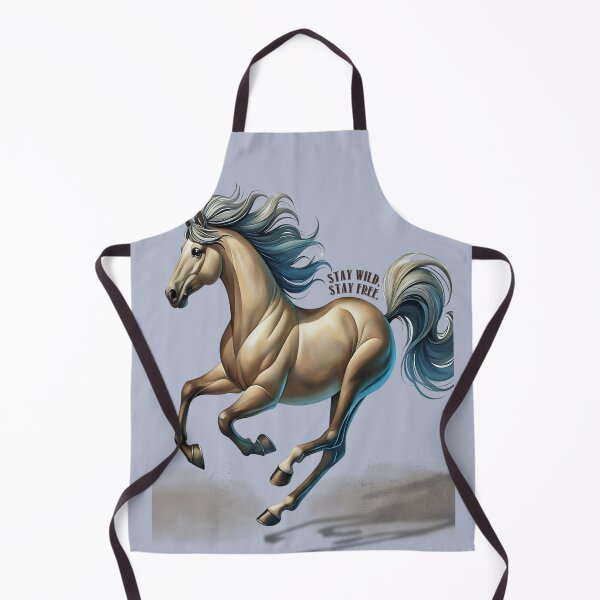 Item preview, Stay Wild, Stay Free – Galloping Horse Art designed and sold by gleefulme.