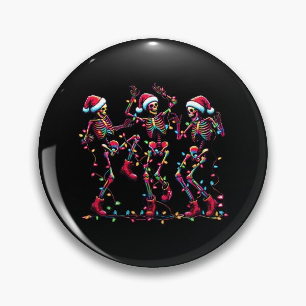 Item preview, Funny Dancing Skeletons Santa Hat Dance Christmas Xmas designed and sold by savecloth.