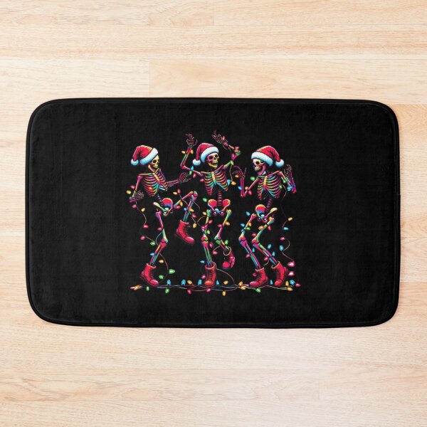 Item preview, Funny Dancing Skeletons Santa Hat Dance Christmas Xmas designed and sold by savecloth.