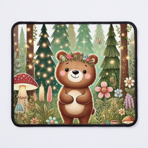 Item preview, Enchanted Forest Bear designed and sold by Porosenok.