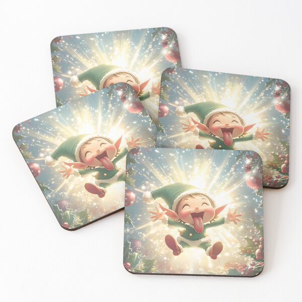 Item preview, Mischievous Elf's Angelic Glow designed and sold by AI-Only Creations.