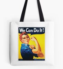 Rosie the Riveter classic wartime image Tote Bag