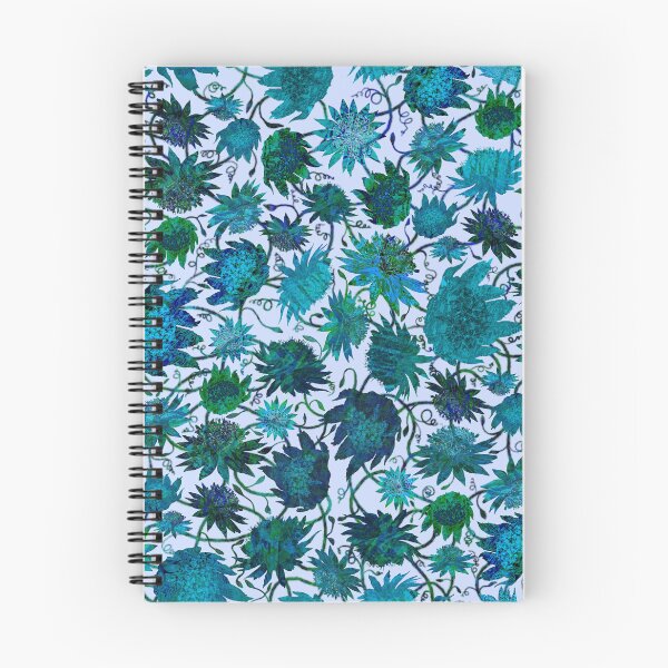 Item preview, REWILDING THE FLOWER GARDEN - CHINA BLUE designed and sold by ArtLarks.