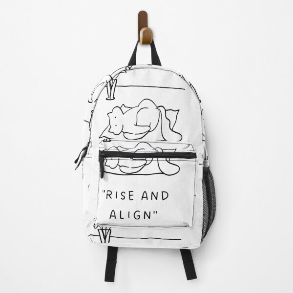 Item preview, "Rise and Align" | Yoga Cat Illustration designed and sold by RM-Journey.