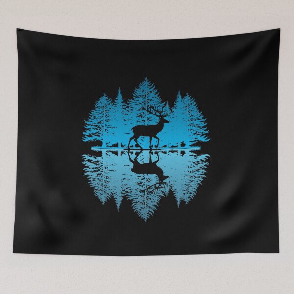Item preview, Cool Graphic Tee Deer Forest Nature Wildlife Outdoor designed and sold by savecloth.