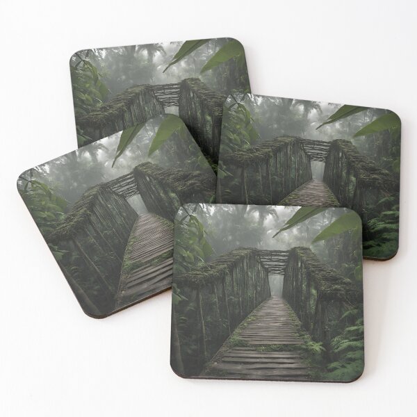 Item preview, Eerie Jungle Bridge designed and sold by DesignByPotatos.