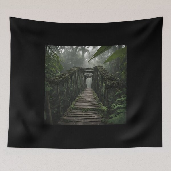 Item preview, Eerie Jungle Bridge designed and sold by DesignByPotatos.