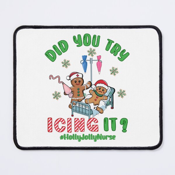 Item preview, Funny Christmas Gingerbread Nurse designed and sold by desireedickens.