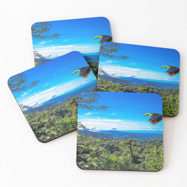 Item preview, Toucan flying over Panamas mountains designed and sold by PTY4u.