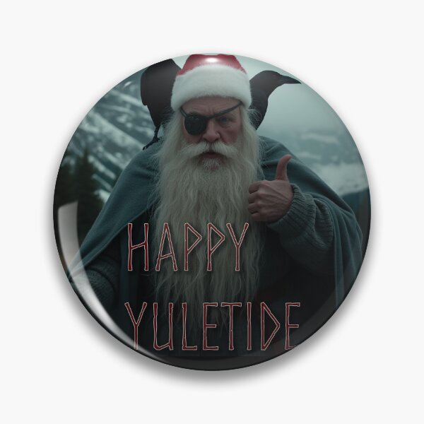 Aperçu de l'œuvre Père Noël Odin Drôle Joyeux Noël Yule créée et vendue par FabcoDesign.