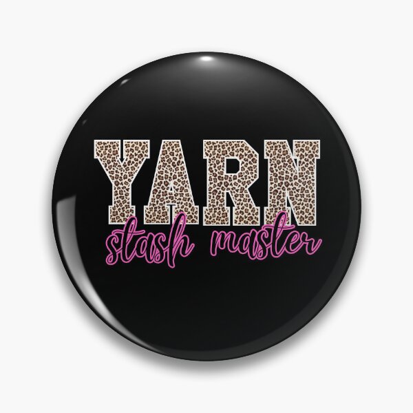 Item preview, Yarn Stash Master, Funny Crochet Gift, Knitting Gift, Yarn Lover Gift, Leopard Print designed and sold by GetKnitPun.
