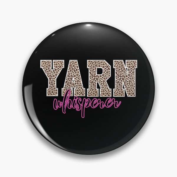 Item preview, Yarn Whisperer, Funny Crochet Gift, Knitting Gift, Yarn Lover Gift, Leopard Print designed and sold by GetKnitPun.