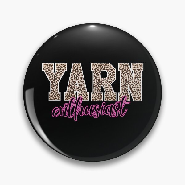 Item preview, Yarn Enthusiast, Funny Crochet Gift, Knitting Gift, Yarn Lover Gift, Leopard Print designed and sold by GetKnitPun.