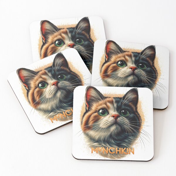 Item preview, Poster Prints T-Shirt Design - Cat Breeds: MUNCHKIN CAT designed and sold by ForeverPrintsOK.