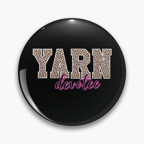 Item preview, Yarn Devotee, Funny Crochet Gift, Knitting Gift, Yarn Lover Gift, Leopard Print designed and sold by GetKnitPun.