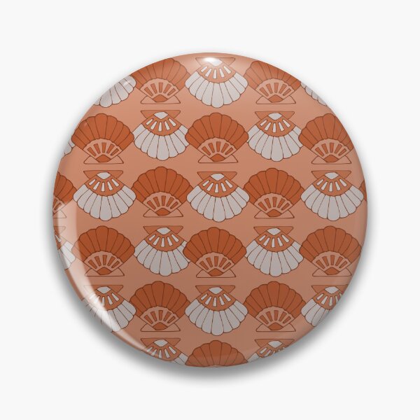 Item preview, Seashells orange monochromatic  designed and sold by RhoQA.