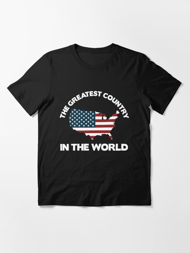 America The Greatest Country in the World Design' Unisex Ringer T-Shirt