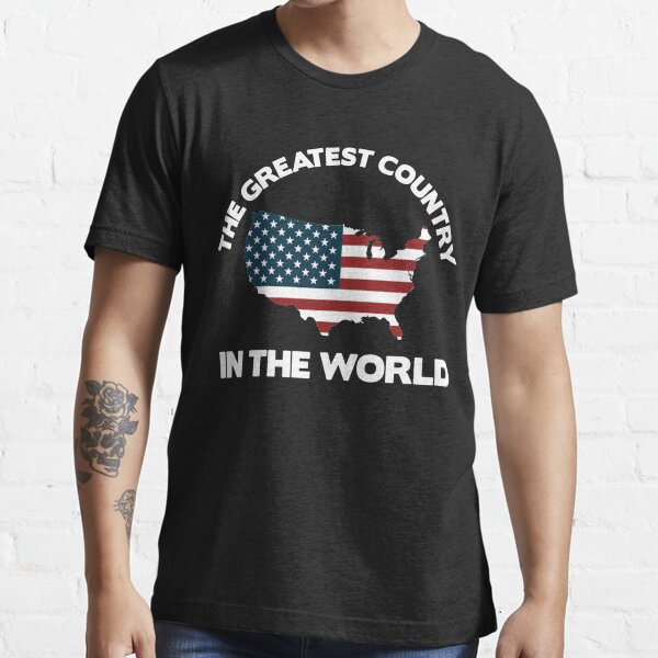 America The Greatest Country in the World Design' Unisex Ringer T-Shirt