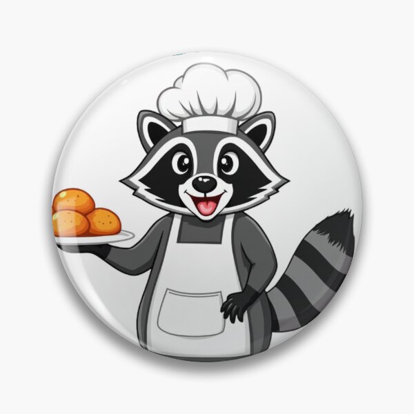 Item preview, Master Snack Chef Raccoon designed and sold by SignumShop.