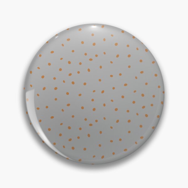 Artikelvorschau, Whimsy Dots Polka Dot Muster - Nebel + Rost entworfen und verkauft von Irene Estelle.