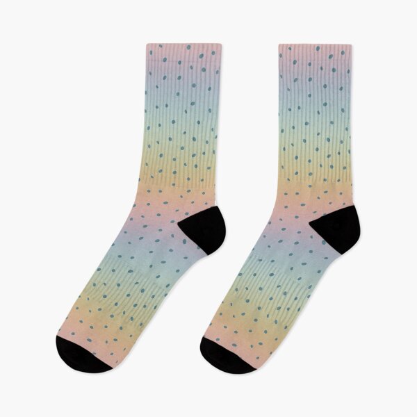 Artikelvorschau, Whimsy Dots Polka Dot Muster - Regenbogen Sorbet + Pfau entworfen und verkauft von Irene Estelle.