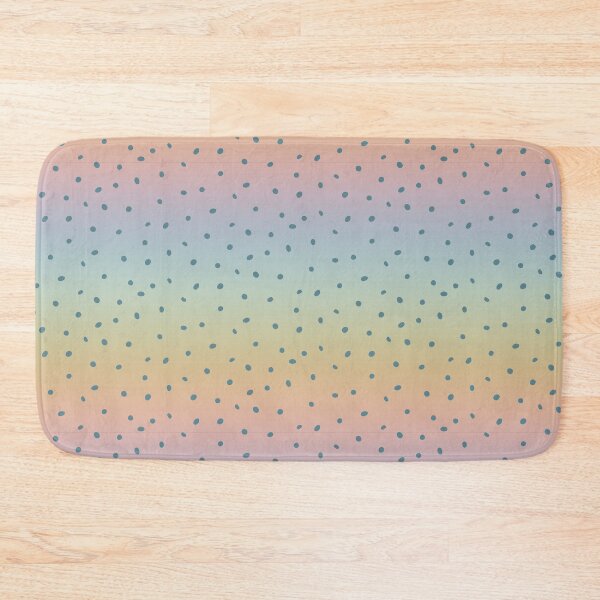 Artikelvorschau, Whimsy Dots Polka Dot Muster - Regenbogen Sorbet + Pfau entworfen und verkauft von Irene Estelle.