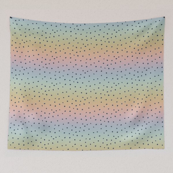 Artikelvorschau, Whimsy Dots Polka Dot Muster - Regenbogen Sorbet + Dämmerung entworfen und verkauft von Irene Estelle.