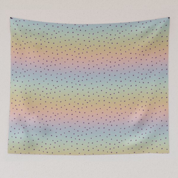 Artikelvorschau, Whimsy Dots Polka Dot Muster - Regenbogen Sorbet + Pflaume entworfen und verkauft von Irene Estelle.