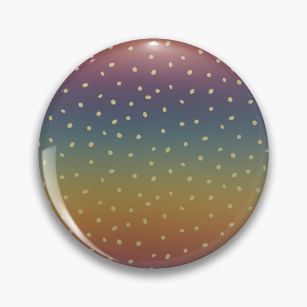 Artikelvorschau, Whimsy Dots Polka Dot Muster - Regenbogen Sonnenuntergang + Gold entworfen und verkauft von Irene Estelle.