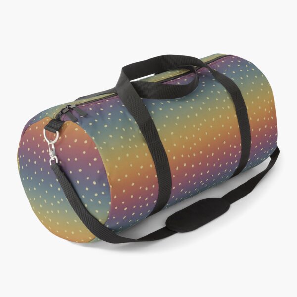 Item preview, Whimsy Dots Polka Dot Pattern - Rainbow Sunset + Gold designed and sold by Irene Estelle.
