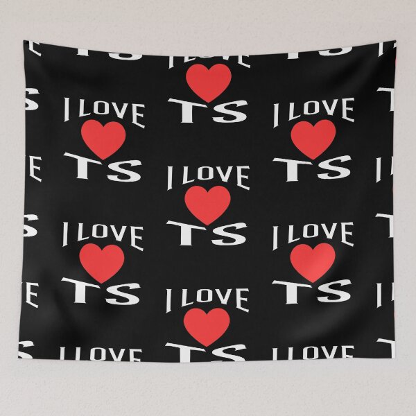 Item preview, I LOVE TS Black and White  designed and sold by Guess4best.
