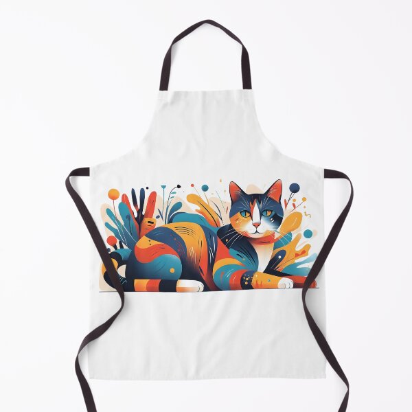 Item preview, Abstract Expressionist Cat Design designed and sold by SparroCreative.