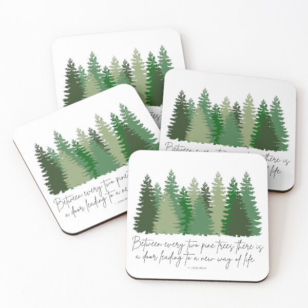 Artikelvorschau, Wald aus Kiefern, John Muir Green entworfen und verkauft von Ideas-BYDESiGN.
