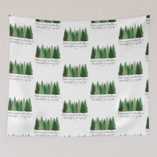 Artikelvorschau, Wald aus Kiefern, John Muir Green entworfen und verkauft von Ideas-BYDESiGN.