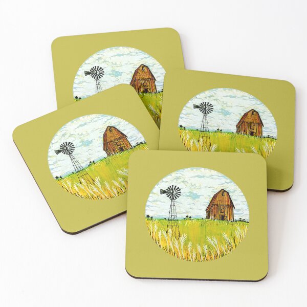 Item preview, Country Scene with Windmill and Barn designed and sold by Jason Girard.