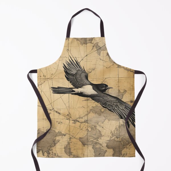 Item preview, Birds flying over old graphs and maps.  designed and sold by Rompecabezas.