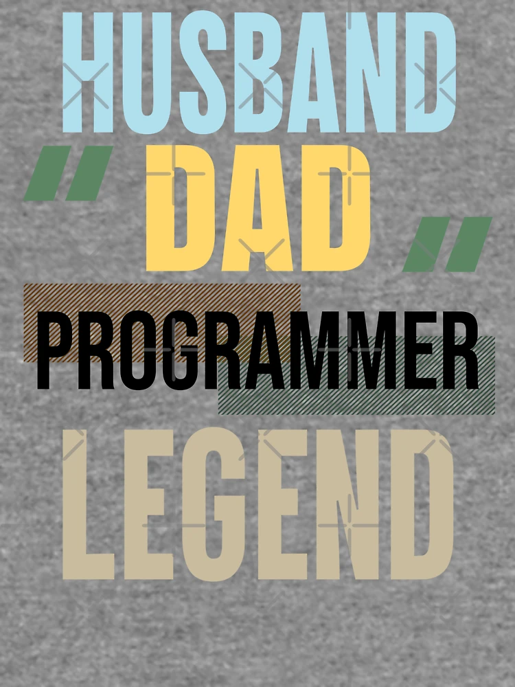 Thumbnail 6 von 6, Leichter Pullover, Ehemann, Vater, Programmierer, Legende - Coding & Informatik designt und verkauft von ScienceCorner.