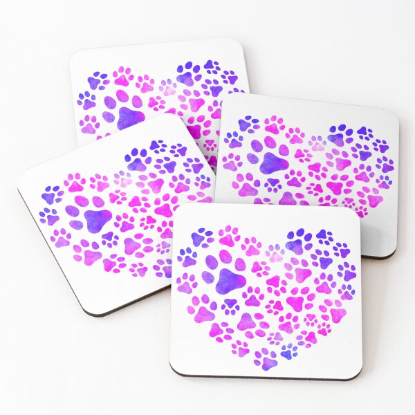Item preview, Pink and Purple Heart Print designed and sold by erinelise209.