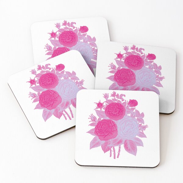 Item preview, Pink Historical Illustration of Roses  designed and sold by Brooke Hull.