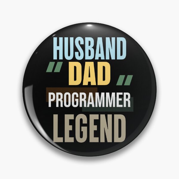 Item preview, Husband, Dad, Programmer, Legend - Coding & Computer Science designed and sold by ScienceCorner.