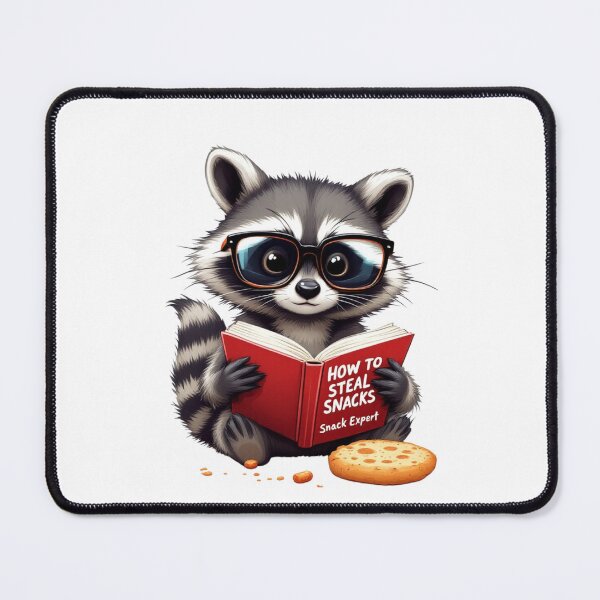 Item preview, How to Steal Snacks, Stacks Expert Raccoon designed and sold by SignumShop.