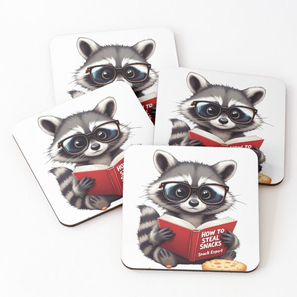 Item preview, How to Steal Snacks, Stacks Expert Raccoon designed and sold by SignumShop.