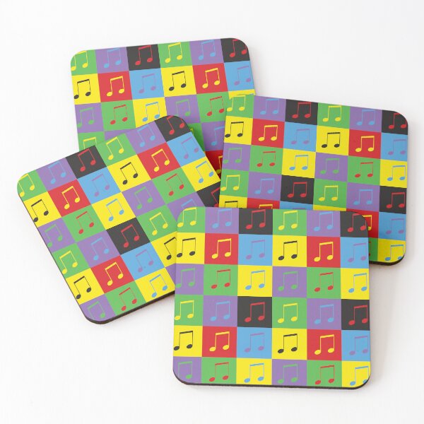 Item preview, Music Notes 8th Pop Art Pattern designed and sold by ValeriesGallery.