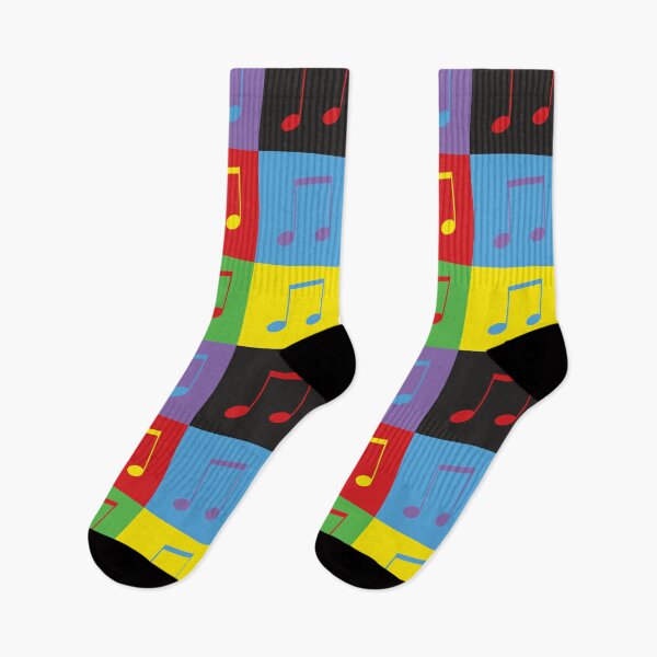 Item preview, Music Notes 8th Pop Art Pattern designed and sold by ValeriesGallery.