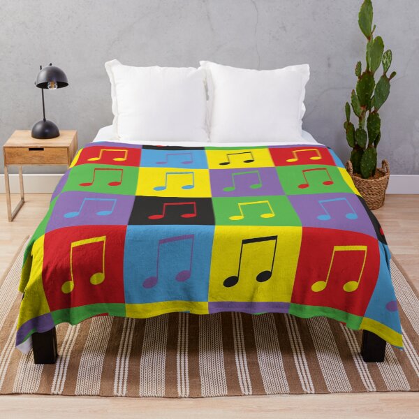 Item preview, Music Notes 8th Pop Art Pattern designed and sold by ValeriesGallery.